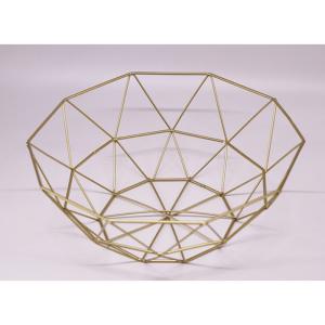 Quality Furnishing ODM Metal Wire Fruit Basket 1pc/Opp Bag wholesale