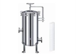 China Water Treatment Multi Cartridge Filter Housing , 5 Micron Water Filter Cartridge Housing on sale