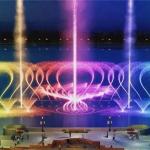 Music Control Floating Fountain Water Swing 3D Jet Fountain