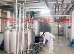 PLC Control Yoghurt Processing Line 304 Stainless Steel Body Material