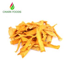 Quality HACCP Standard Dried Pumpkin Slices / Dehydrated Pumpkin Flakes Golden Yellow Color wholesale