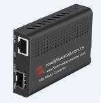 10/100/1000Base-TX to 100/1000Base-FX Mini Media Converter , with Dip Switch ,