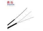 FTTH Aerial Duct Drop Indoor Fiber Optic Cable Bow Type Self Supporting Stretch