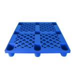ISO9001 Certified Plastic Flat Nine Feet HDPE Blue Pallet for Logistics Industry