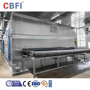 Quality Stainless Steel Evaporator Quick Tunnel Freezer Customized Capacity 2-4 Minutes Freezing Time wholesale