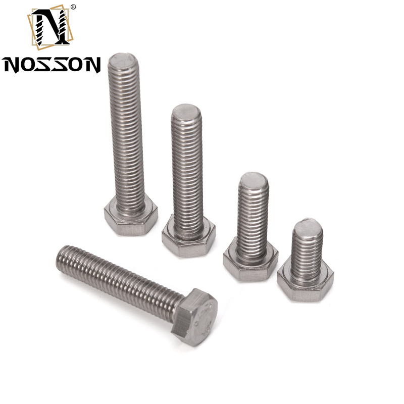 ZINC PLATED Stainless Steel Hex Bolt and Nuts Washer 304 316 for High Tensile Strength in Industrial Applications