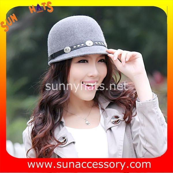 9310992 Sun Accessory customized winner fashion 100% wool felt cadet newsboy