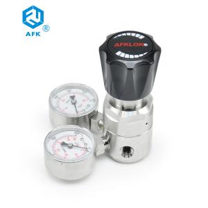 Quality Vacuum Measuring Gauge 6000psi Gas Cylinder Regulator Stainless Steel 316 wholesale