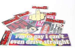 Quality Removable Synthetic Magnetic Car Signs Fridge Magnet Car Bumper Sticker Water Resistance SGS Approved wholesale