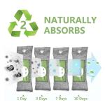 OEM 12 Pack Bamboo Air Purifying Bag Activated Charcoal Bags Odor Absorber 6x50g