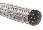 Expandable Stainless Steel Cable Sleeve Abrasion Resistance Custom Logo Printing