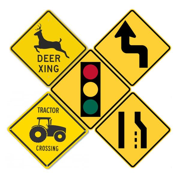 Reflective Sheeting Road Sign Traffic Safety Sign Board in Customized Size 10cm