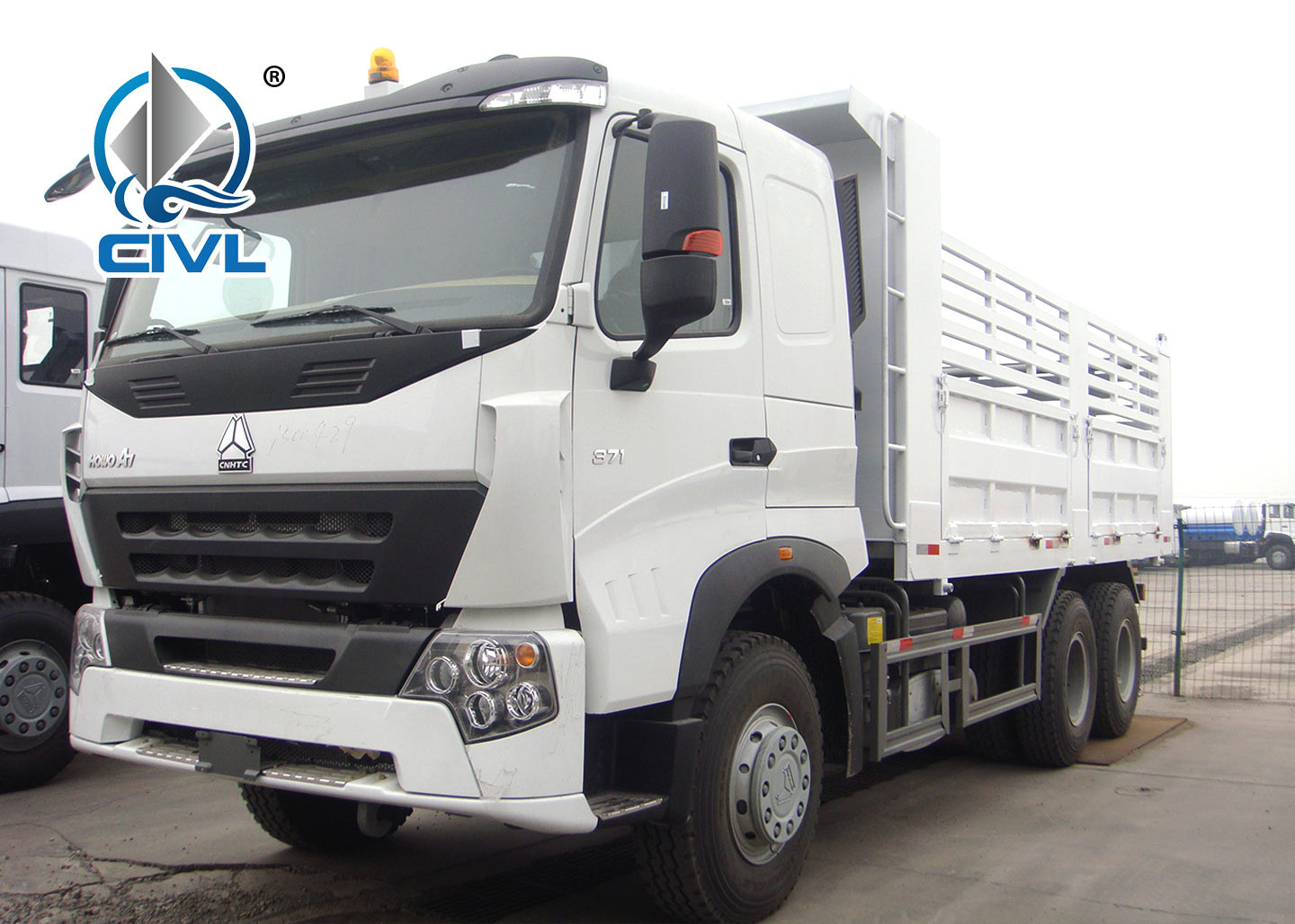 16-20 Cubic Meters Sinotruk HOWO A7 Truck , 6x4 10 Wheels 336HP 371HP End Dump Truck