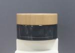 50ml 100ml Bamboo Glass Cosmetic Jar Empty Body Butter Containers With Paper Box