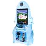 Blue Children's Indoor Amusement Facilities coin operated arcade machine Rocket