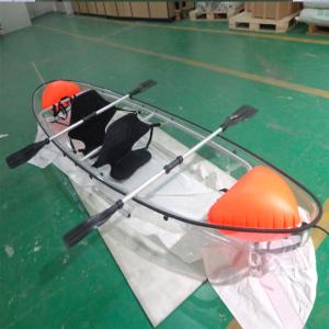 Quality 3330mm Long Sea Ocean Kayak , Large Loading Capacity Glass Bottom Boat wholesale