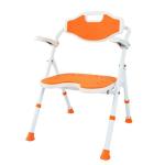 15*56*90cm Soft Foldable Shower Chair Customized High Strength For Elderly Care