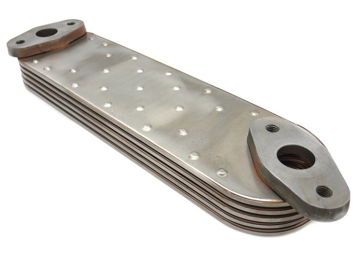 Aluminium 6735-61-2110 Oil Cooler Core For S4K Engine