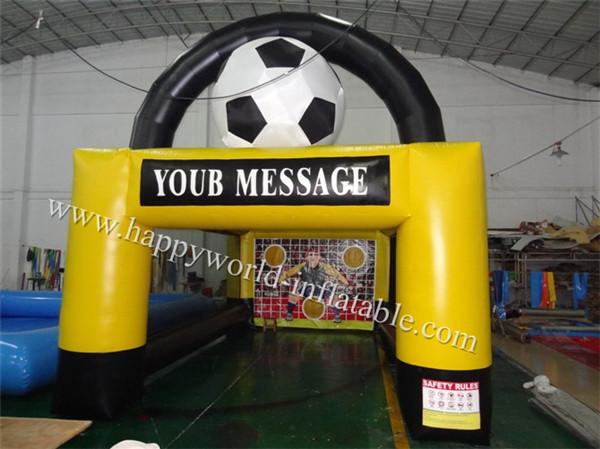 inflatable football field , inflatable portable soccer goal , inflatable