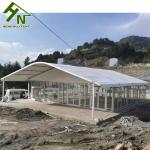60m Arcum Roof Outdoor Event Tents Hot DIP Galvanized 100 Person Wedding Tent