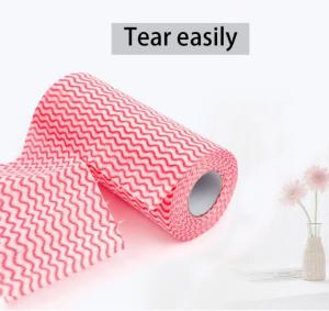 Quality Perforated Kitchen Nonwoven 50GSM Disposable Cleaning Cloth wholesale