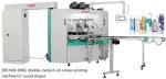 SGS Plastic Bottle Printing Machine , 20pcs/Min Rotary Screen Printing Equipment