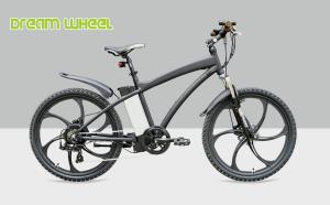 Quality 25km/H Electric Mountain Bicycle , Magnesium Alloy Electric Mountain Bikes For Men wholesale