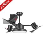 Indoor Vintage Small 44in Plastic Ceiling Fan With 3 Colors LED Light