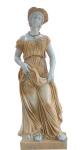 Nature stone Classic Greek lady marble garden sculptures,China stone carving