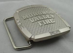 Quality 3D Double Sided Metal Buckle with Anti Gold, Mat Gold, Mat Nickel, Misty Nickel Plating for Morongo Valley Fire wholesale