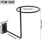 Effortless Operation 180 Degree Rotation Hanger for Bike Helmet Accessories and