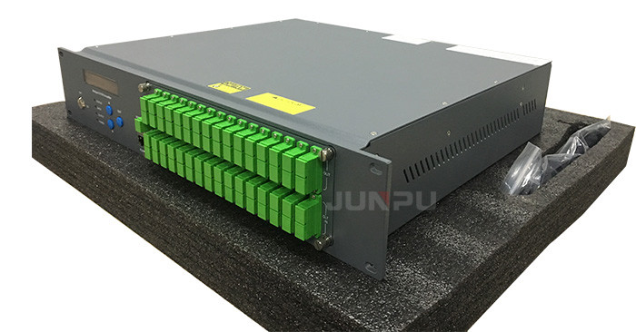 20dbm 1550nm Catv Amplifier , Wdm Edfa Optical Amplifier 32 Ports For GPON / EPON