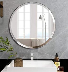 Quality Silver AluminumDecorative Mirror Glass Bathroom Float Beveled Antique Mirror Sheet wholesale