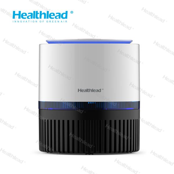 Release Negative Ion Desktop Hepa Air Purifier Round Shaped Personal Air Cleaner