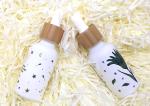 100 Ml Essential Oil Black Glass Dropper Bottle With Bamboo Lids
