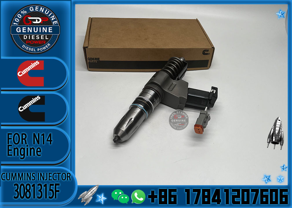 Reliable Fuel Injector Assembly 3081315F For Cummins Engine N14 Series Matching Diesel