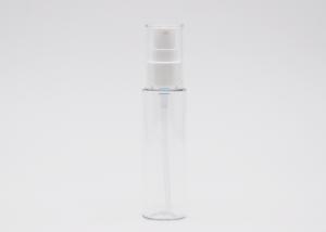 Quality 30ml 50ml PET Plastic Empty Spray Bottle Label Printing With Pump Dispenser wholesale