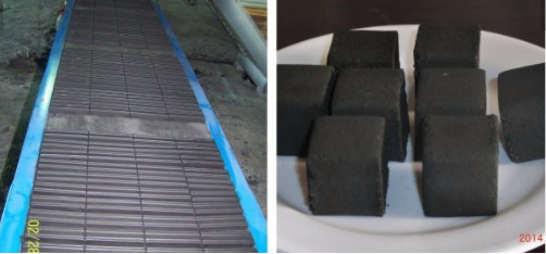 Cotton Stalk Hookah Square Charcoal Briquette Machine
