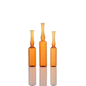 Quality 10ml amber borosilicate glass ampoule medical cosmetic use wholesale