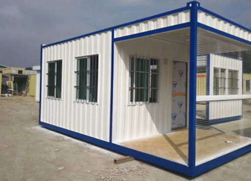 Rock Wool Sandwich Movable Shipping Container Homes Fireproof