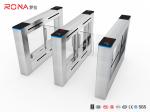 Office Security Automatic SUS304 Swing Gate Turnstile With Card Reader