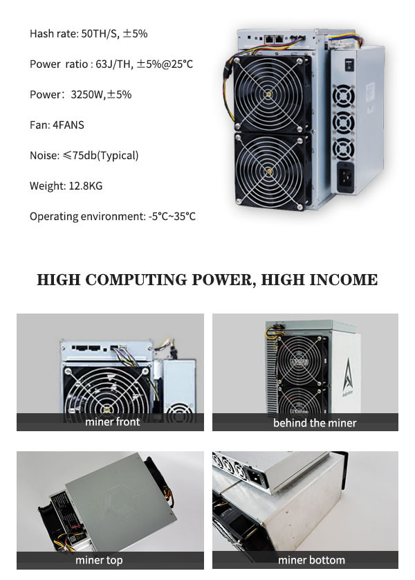3250W BTC Canaan Avalon A1066 50TH SHA 256 miners mining run smoothly