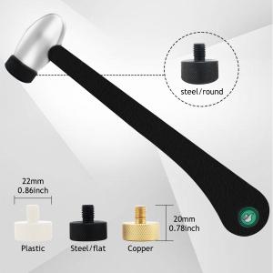 Quality Multifunction Jewelry Engraving Machine Hammer With 4 Interchangeable Heads Brass wholesale