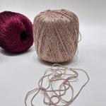 1/7.5NM 70% Polyester 30% Purl Yarn Filigree Cylinder Fashion Decoration
