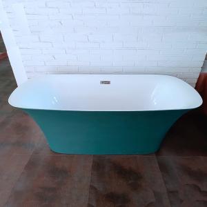 Quality Fresh Pure Acrylic Sheet Soaking Freestanding Bathtub Rectangular Shape wholesale