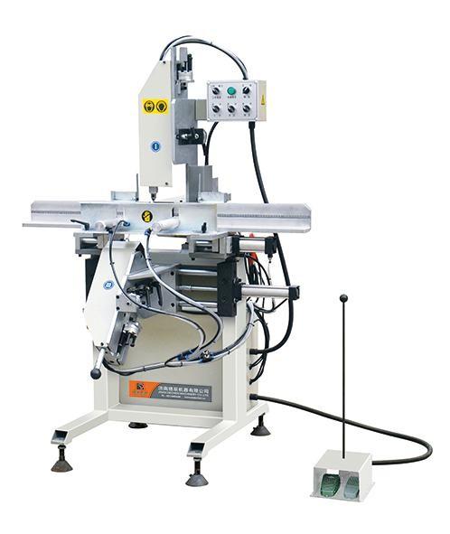 water slot milling machine UPVC window making , cutting for water slot on upvc