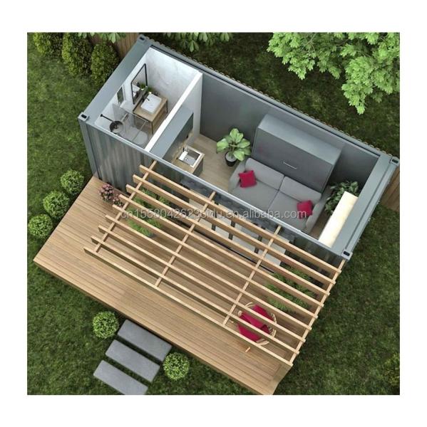 Customizable Design Modern EU 20ft Wooden Prefabricated House Garden Tiny