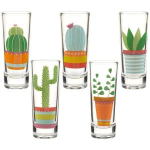 Quality Colorful Print Unique Shot Glasses For Tequila Fiesta wholesale