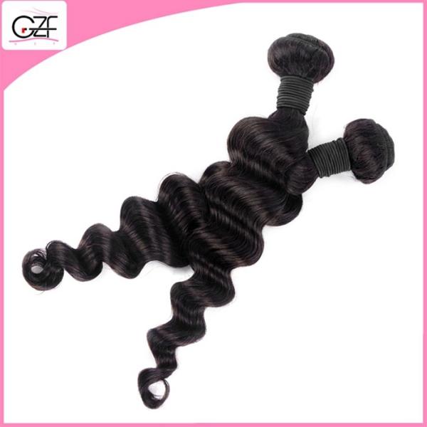 No Nits 100g Brazilian Remy Weave for Fashion Lady Black Women Loose Wave Hair 4