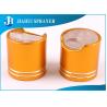 Buy cheap Various Size Plastic Flip Top Caps Gold Or Lucency Non Spill With Customized from wholesalers